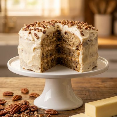 Mama Nene’s Butter Pecan Cake 