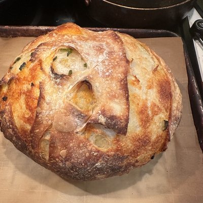 Sourdough Loaf: Jalapeño Cheddar