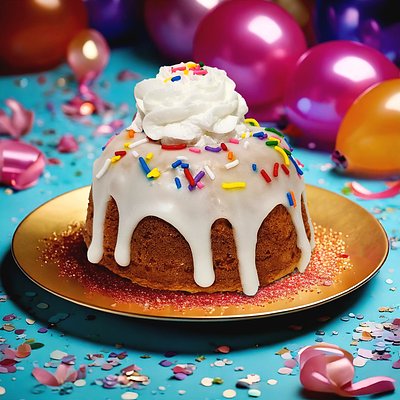 4" Very Vanilla Cake-box of 6
