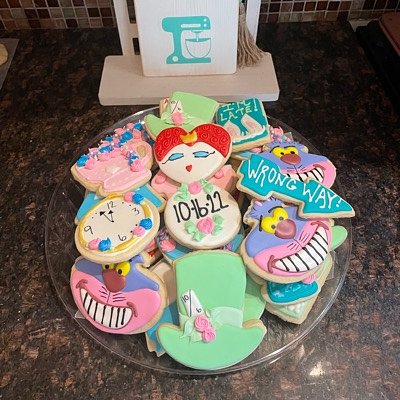 Alice In Wonderland Cookies (each)