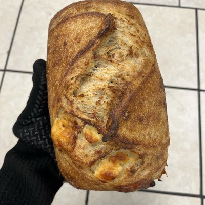 Hot Honey & Asiago Sourdough