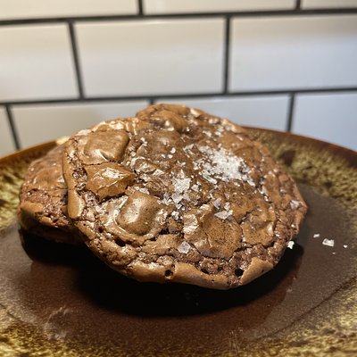 Salted Brownie Cookies