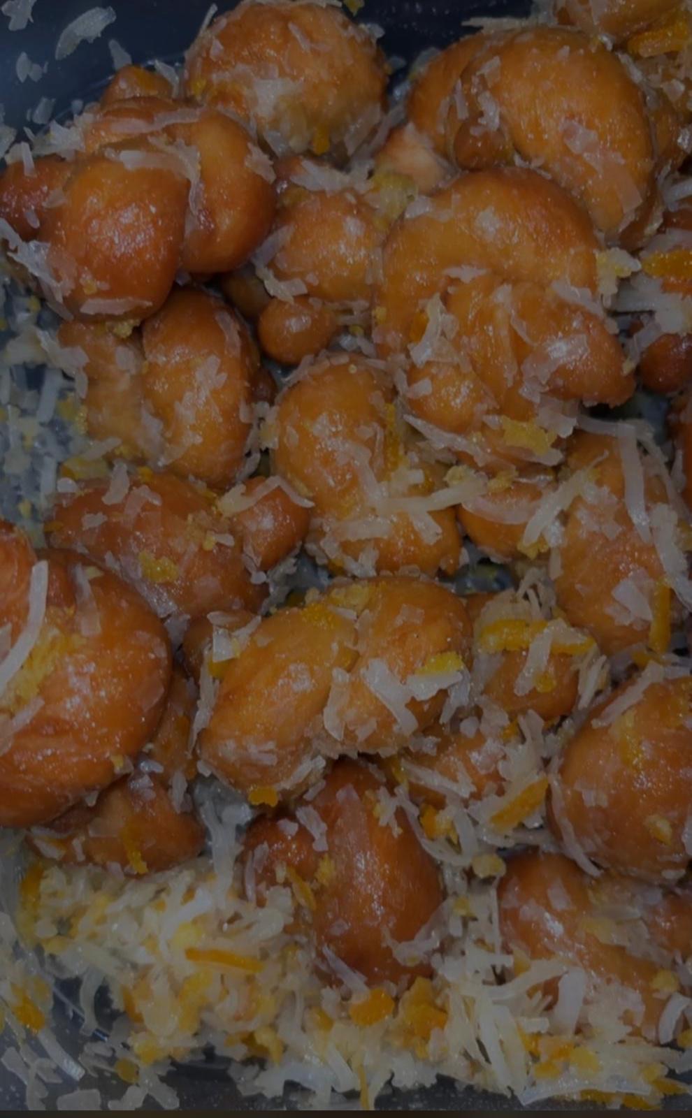 Orange-Coconut Fusion Beignet