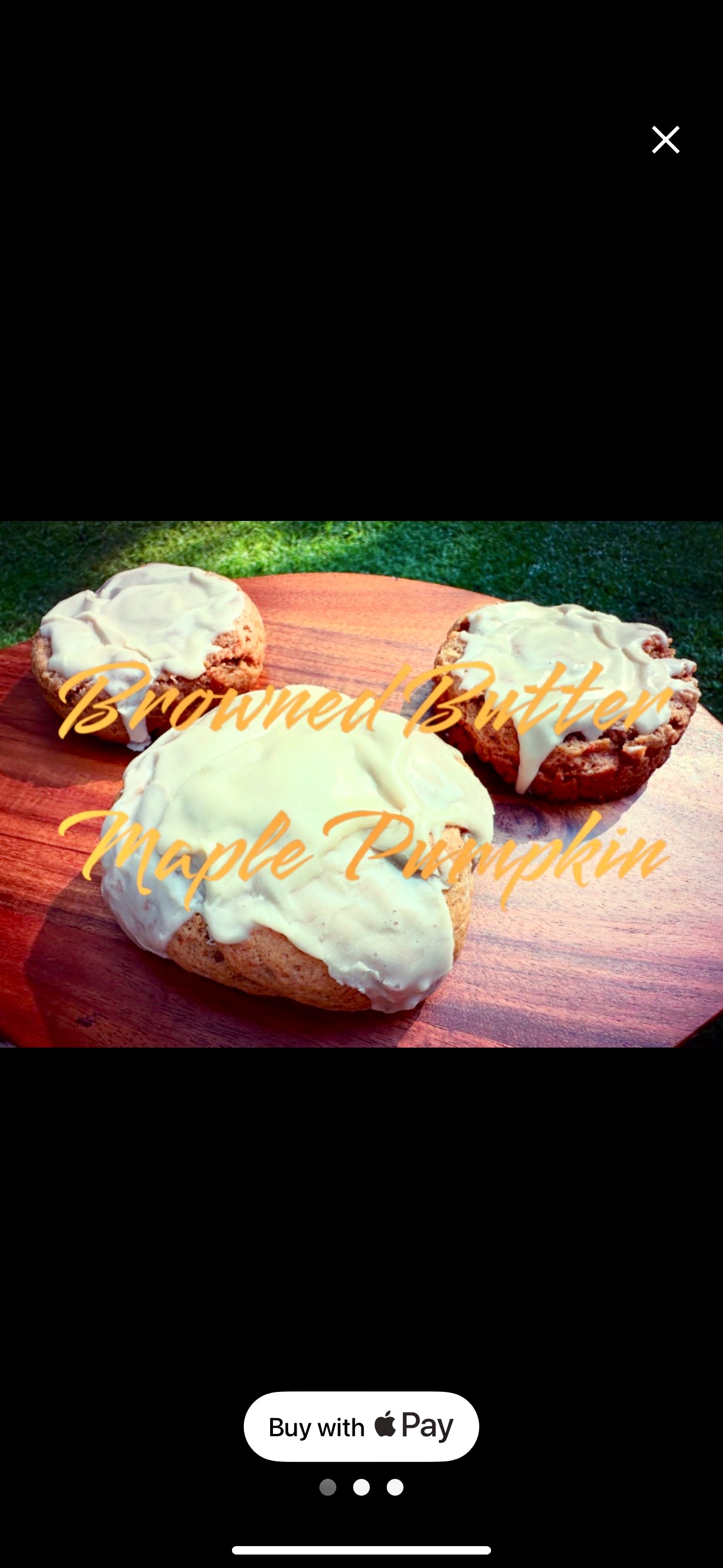 Browned Butter Maple Pumpkin Cookies (1 Dozen)