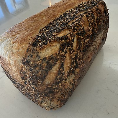 Everything Sourdough Sandwich Bread 🍞 