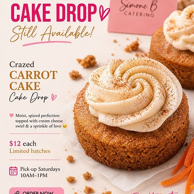Crazed Carrot Cake (Personal Size)
