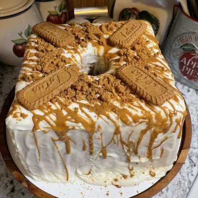 Mile High Biscoff Cookie Butter Pound Cake