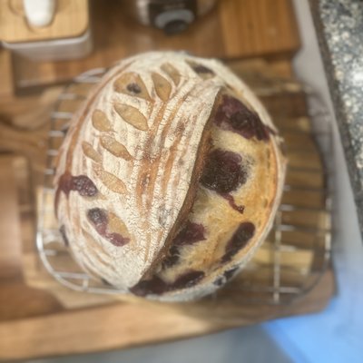 Blueberry/Lemon Sourdough Loaf