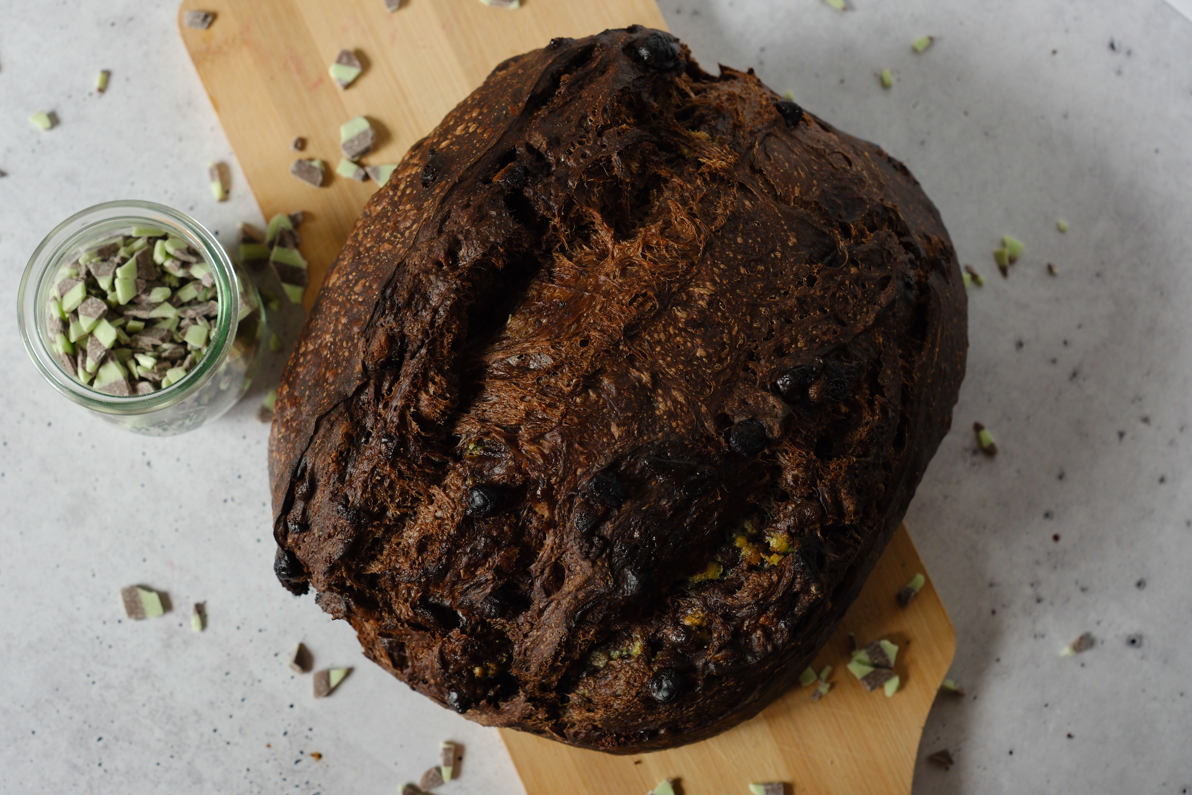 Mint Fudge Chip Sourdough 