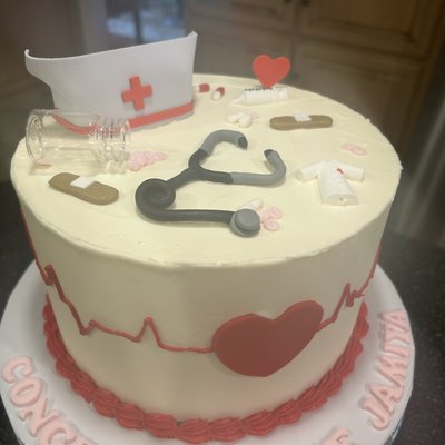 8inch 2layer Custom Cake