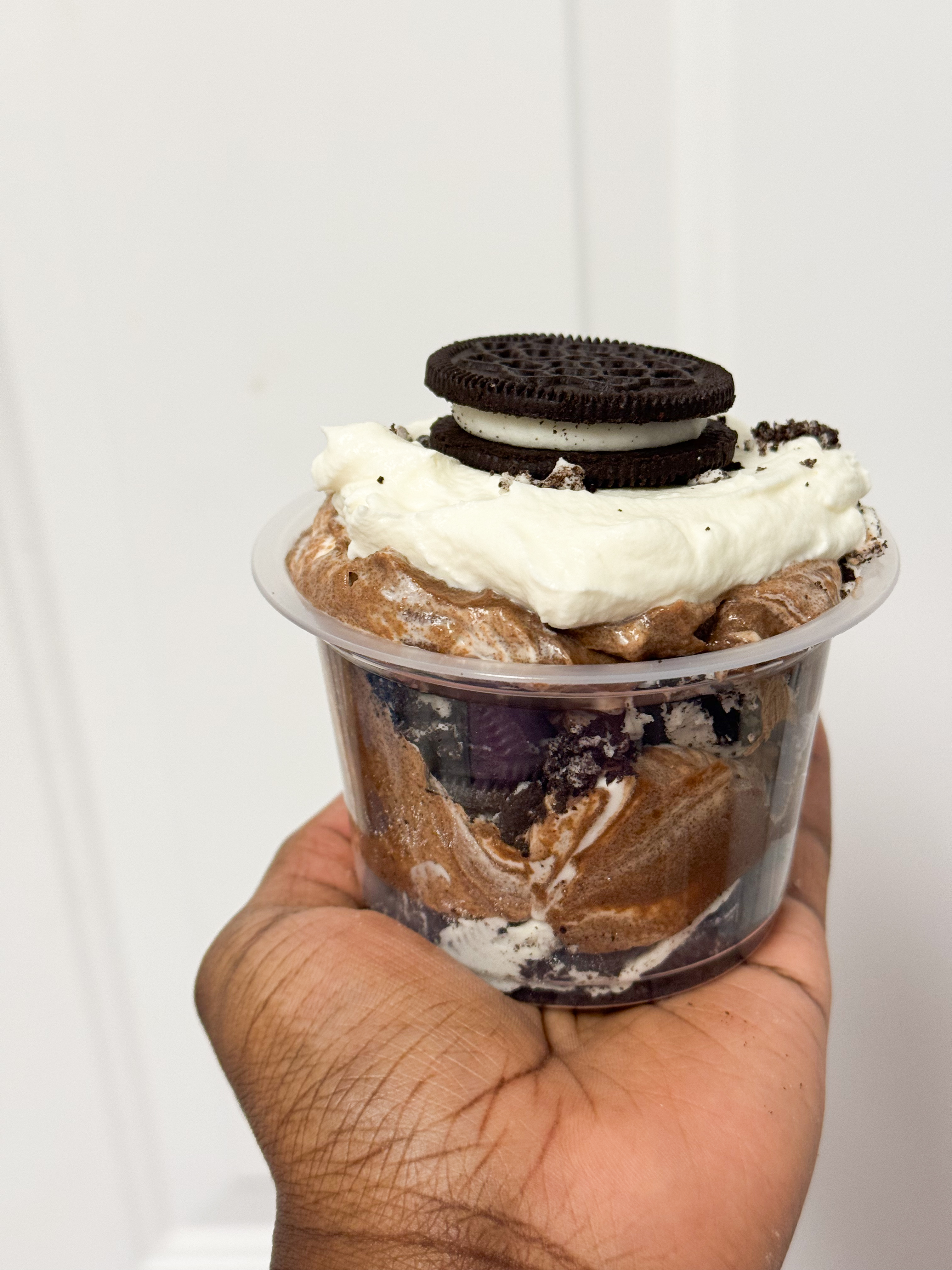 Chocolate Cookie Pudding Cup