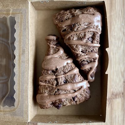 Triple Chocolate Chip Sourdough Scones, 2 Count