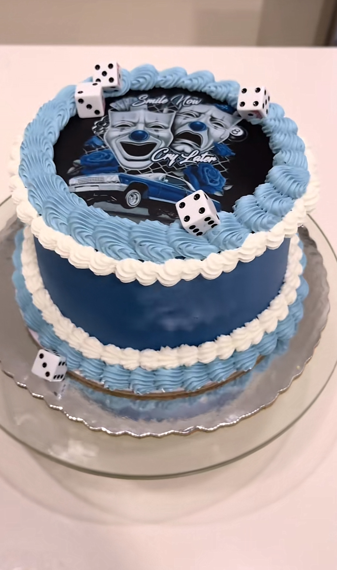 6” Double Layer Plus Cake -serves 12-14 
