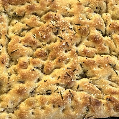 House Focaccia (Rosemary And Sea Salt)