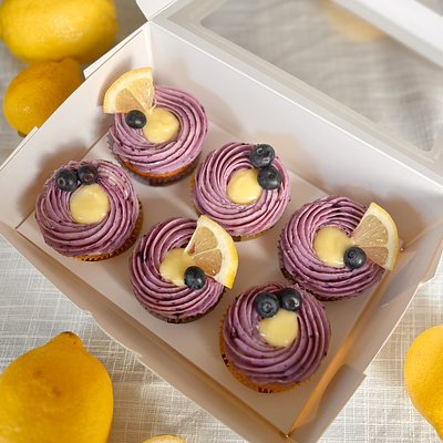 July Special: Blueberry Lemon Cupcakes (6 pcs)