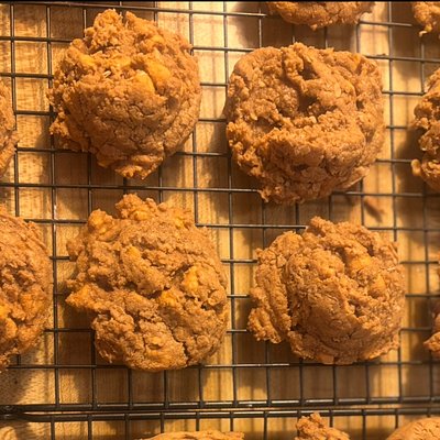 XXL GF Oatmeal Butterscotch Cookies 