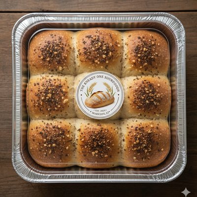 Parmesan Herb Dinner Sourdough Rolls