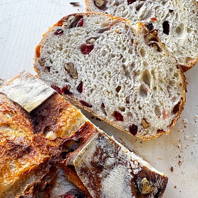 Cranberry Walnut Boule