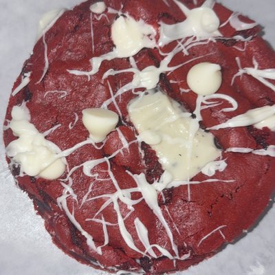 Red Velvet White Chocolate Cookies