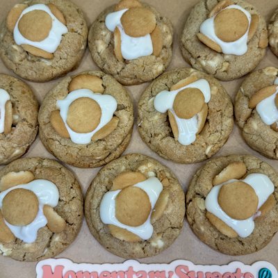Going Bananas Pudding Cookies - Packs of 4, 6, 8 & 12