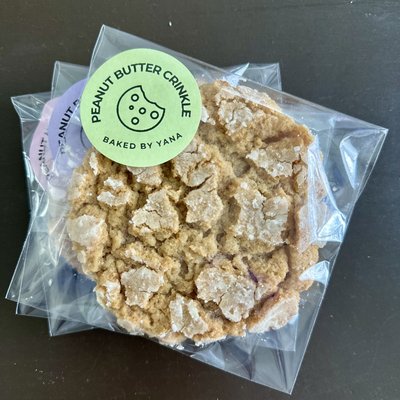 Peanut Butter Crinkle Cookie Box (x6)