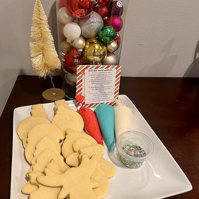 Sugar Cookies Decorating Kits Christmas 