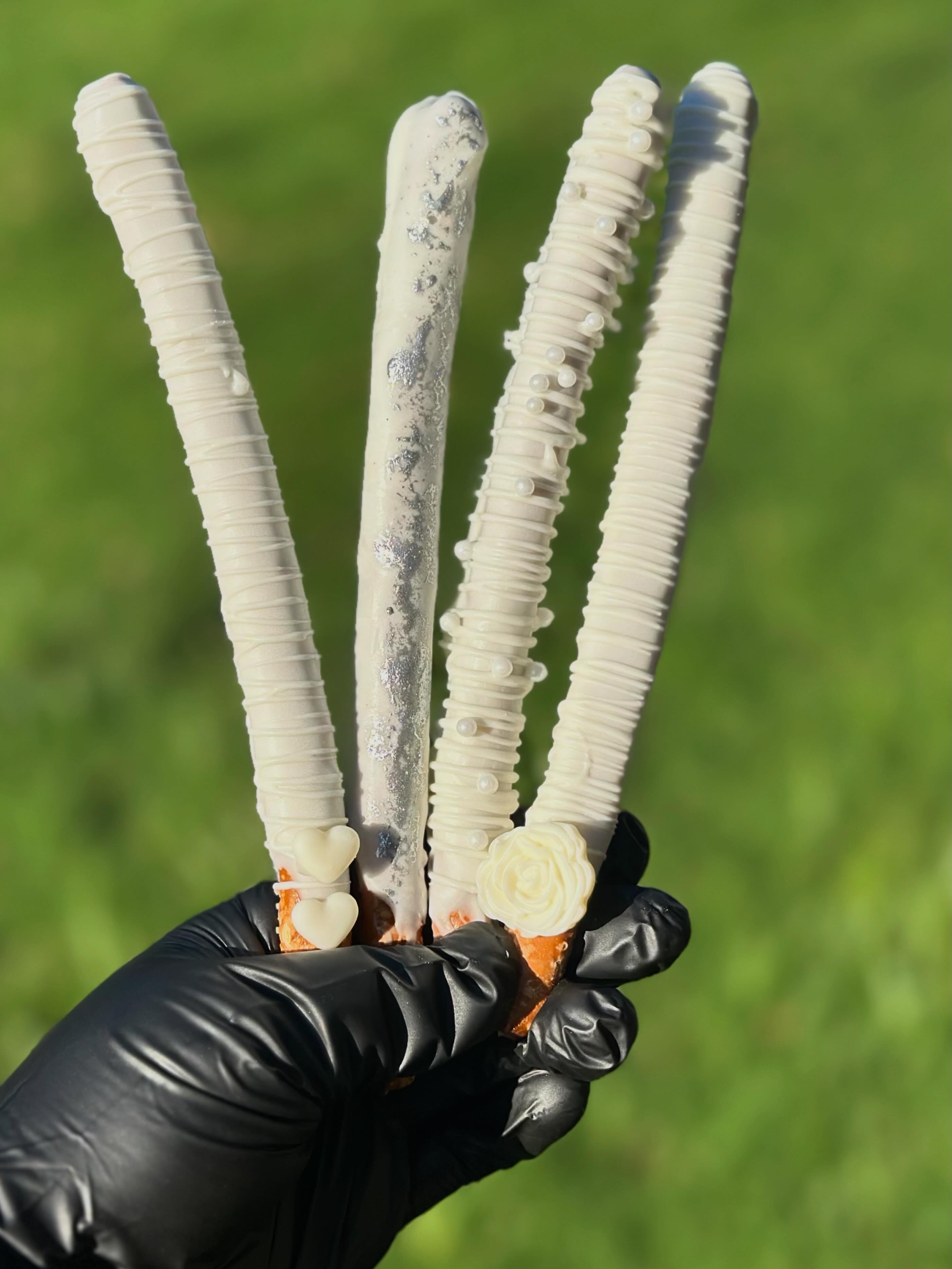 Dipped Pretzel Rods