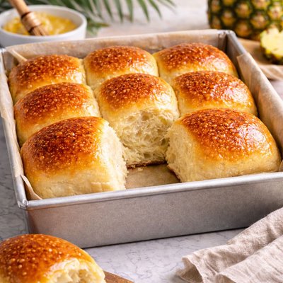 Sourdough Hawaiian Rolls 