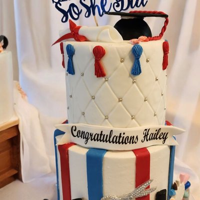 She Believed She Could Graduation Cake