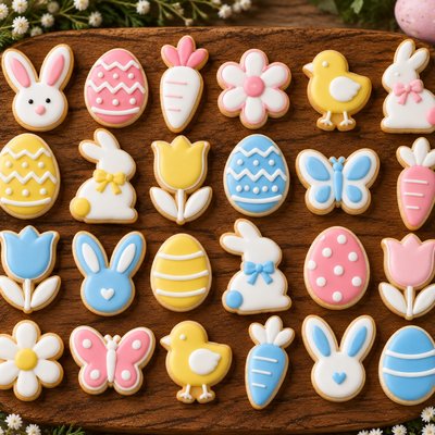 Easter Small Mini Cookies, Easter