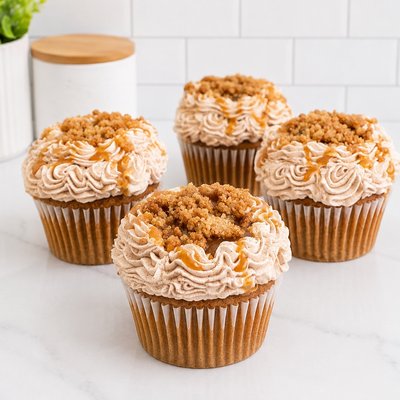 Apple Crumble Cupcakes