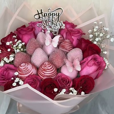 Strawberry & Rose Bouquet 