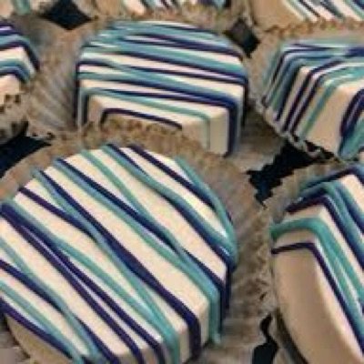12 Colored Chocolate Covered Oreos