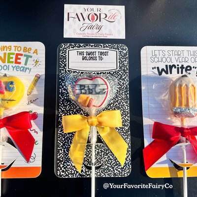 🍎 Back 2 School CakePop Card ✏️