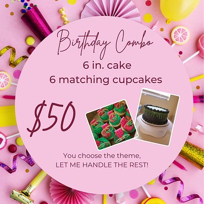 Cake & Cupcake Combo
