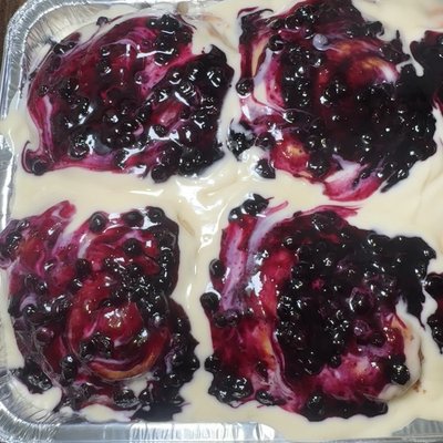 Blueberry Cinnamon roll