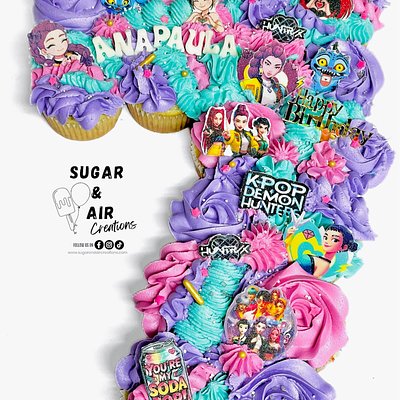 Pull Apart Cupcake Cake 