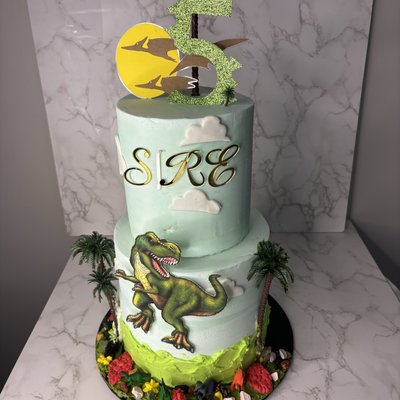 Two Tier Character Cake 