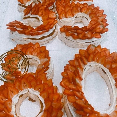 ( Número, Letra, Figura) Pavlova Mediana Para 15 Personas