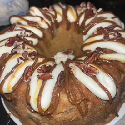 Caramel Apple Pound Cake