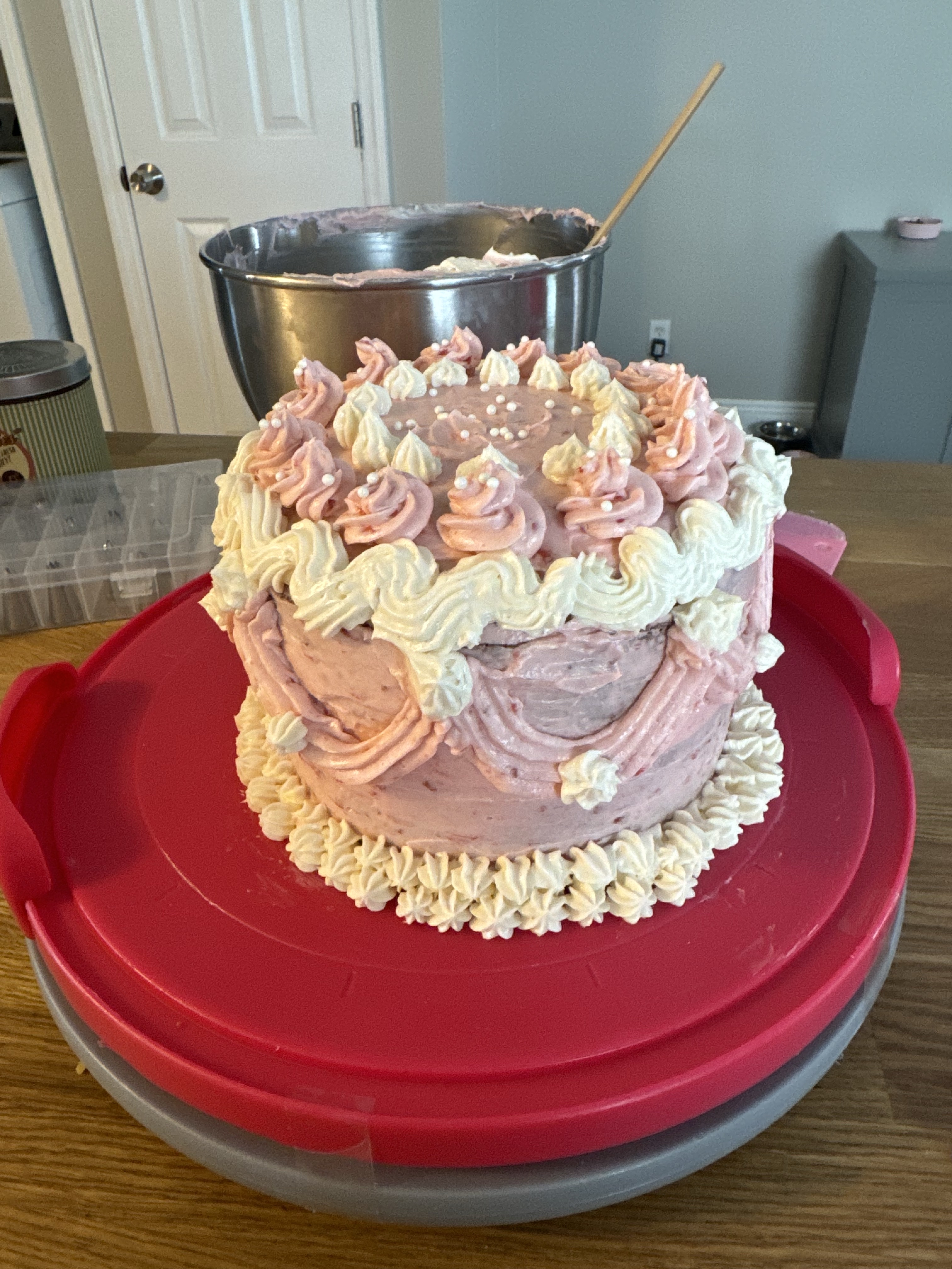 6 inch double layer cake 