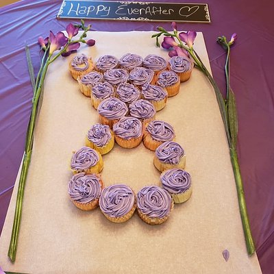 Engagement Ring Cupcake Cake