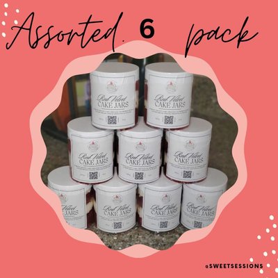 Assorted 6 Pack 8oz (6-8oz Jars, 2 Of Each Flavor)