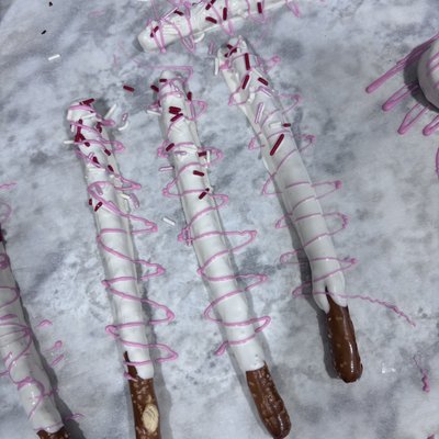 Chocolate Covered Pretzel Sticks 