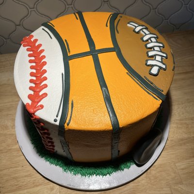 2–Layer 9” Cake (serves 20-24) 