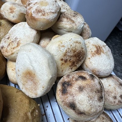 Sour Dough English Muffins 