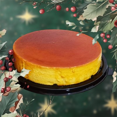 8” Round Choco Flan