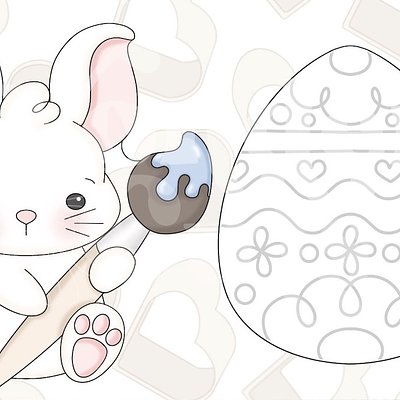 Easter Egg Artist Cookie Set