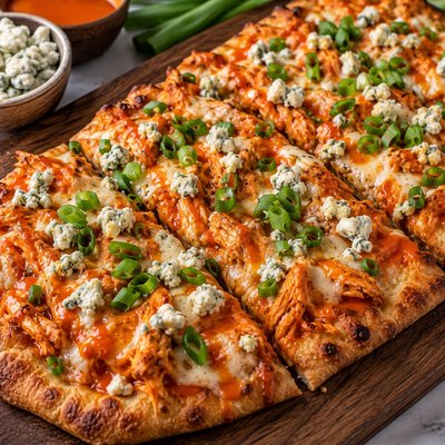 Buffalo Chicken Flatbread