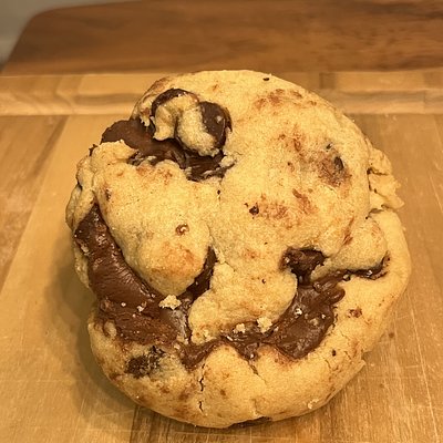 Large Chocolate Chip Stuffed Cookie 